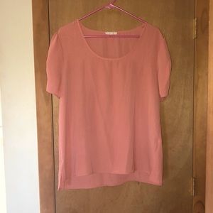 Maurices blouse - like new blush ballet pink